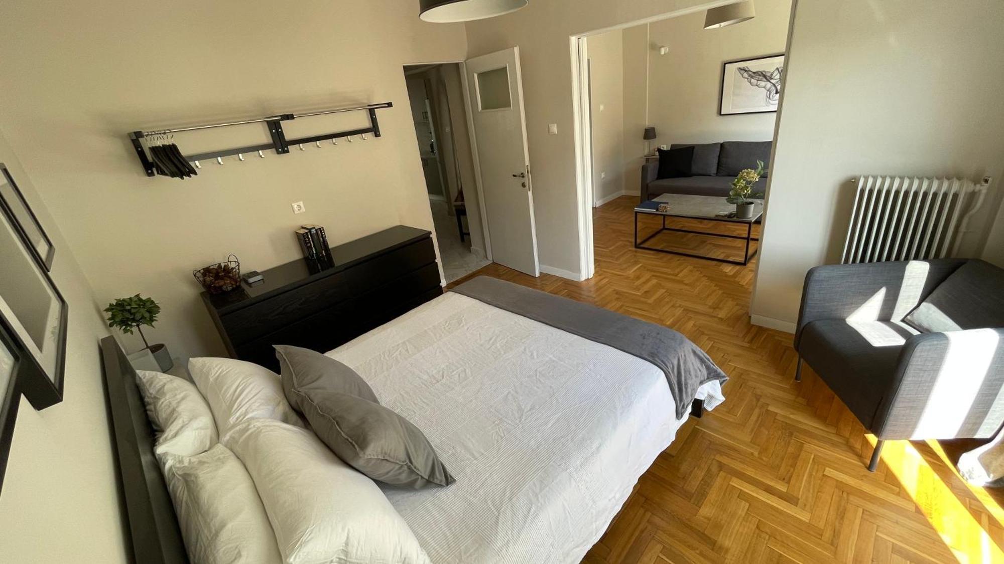 4 Newly Renovated Charming Apartments Steps From Panormou Metro Station أثينا الغرفة الصورة